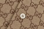 GUCCI linen blend canvas shirt（102950） - 图片 4