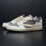 【LJR】Travis Scott × Nike Air Jordan 1 Low OG SP "Reverse Mocha/Sail and Ridgerock"LJR（DM7866-162）