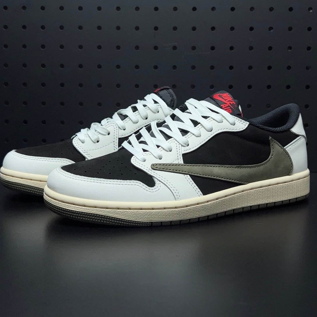 Screenshot 【LJR】Travis Scott × Nike WMNS Air Jordan 1 Low OG "Medium Olive"LJR(DZ4137-106) - 图片 1