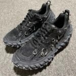 BALENCIAGA Bouncer (Defender) Screw Sneaker With Piercings"Black"（685613W2RAG1081） - 图片 15