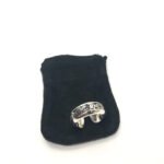 Chrome hearts black scroll ring（CHROME HEARTS 293）