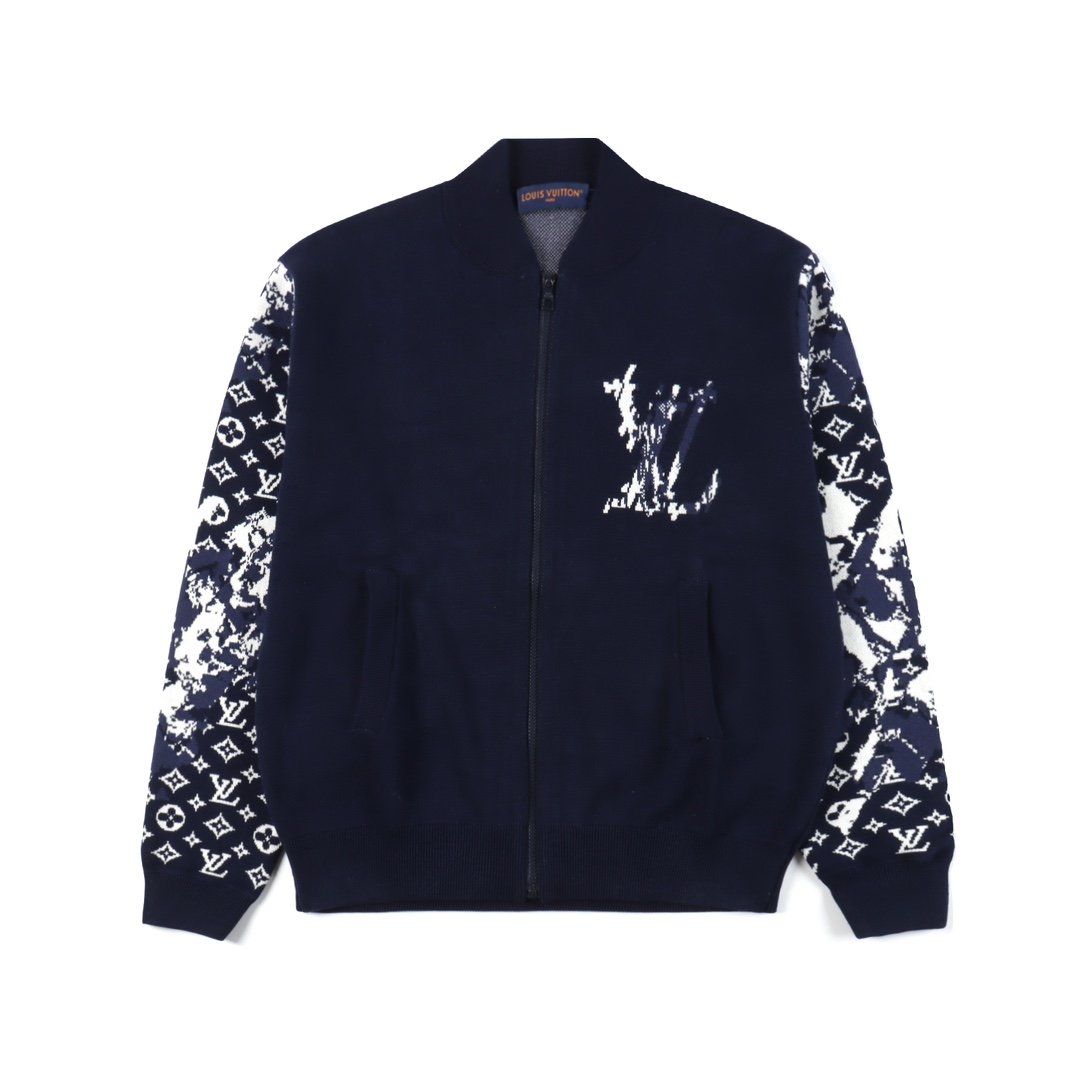 1AFAM0-1 Louis Vuitton LOGO zipper jacket(1AFAM0) - 图片 1