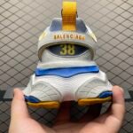 BALENCIAGA Cargo Sneaker "White/Grey/Orange/Blue"（785754W2MV19174） - 图片 5