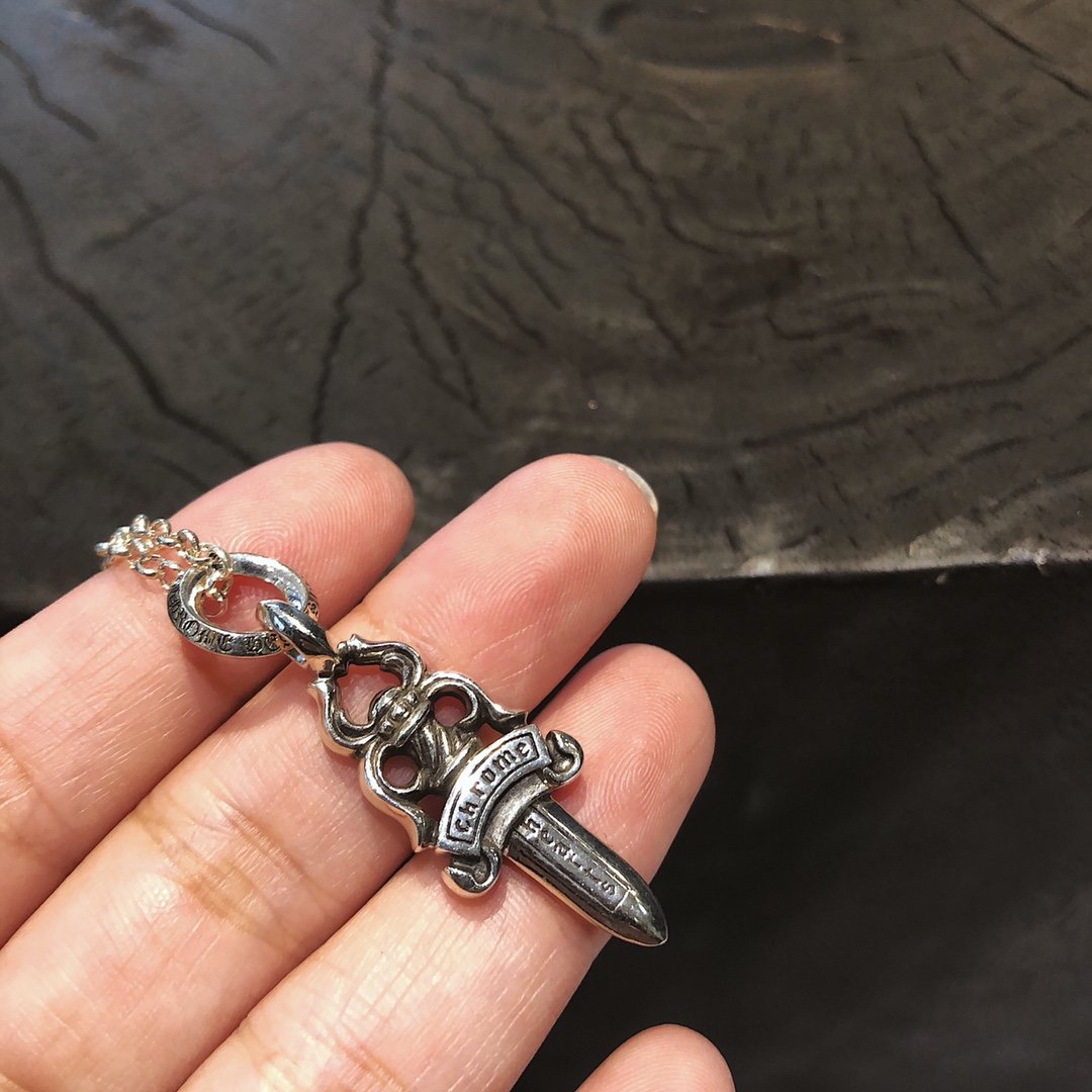 20201120-i1605860531-1805-4-jpg CHROME HEARTS Alphabet Ring Sword Necklace(CHROME HEARTS 361) - 图片 1
