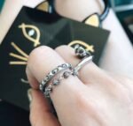 CHROME HEARTS Cross Rivet Bar Ring（CHROME HEARTS 284） - 图片 2