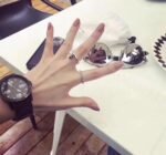 CHROME HEARTS Cross Rivet Bar Ring（CHROME HEARTS 284） - 图片 4