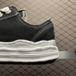 Maison MIHARA YASUHIRO HANK OG Sole Canvas Low-top Sneaker "Black" (A05FW702) - 图片 4