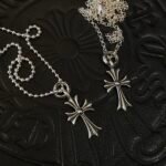 Chrome Hearts Letter Ring Cross Necklace（CHROME HEARTS 414）