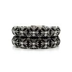 CHROME HEARTS Double Cross Flower Ring（CHROME HEARTS 289）