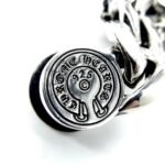 𝗖𝗵𝗿𝗼𝗺𝗲 𝗛𝗲𝗮𝗿𝘁𝘀 Half flower shrimp clasp large bracelet（CHROME HEARTS 322） - 图片 4