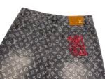 Louis Vuitton Baggy Denim Pants Black (1AAGPQ） - 图片 5