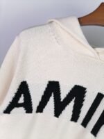 AMIRI Eyelash Logo Knitted Hoodie (PF22MKH005-001） - 图片 11