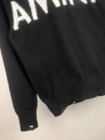 AMIRI Eyelash Logo Knitted Hoodie (PF22MKH005-001） - 图片 9