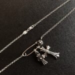 Chrome Hearts  Double Cross Necklace（CHROME HEARTS 337）