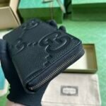 GUCCI Logo Embossed Zip-Around Wallet (739482AABY01000) - 图片 8