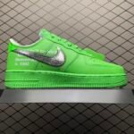 Off-White × Nike Air Force 1 Low "Brooklyn/Light Green Spark"（DX1419-300） - 图片 3