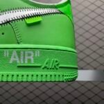 Off-White × Nike Air Force 1 Low "Brooklyn/Light Green Spark"（DX1419-300） - 图片 4