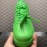 Off-White × Nike Air Force 1 Low "Brooklyn/Light Green Spark"（DX1419-300） - 图片 9