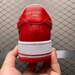 Louis Vuitton × Nike Air Force 1 Low by Virgil Abloh "White & Comet Red"（1A9VA7） - 图片 2