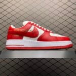 Louis Vuitton × Nike Air Force 1 Low by Virgil Abloh "White & Comet Red"（1A9VA7） - 图片 3