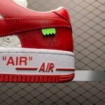 Louis Vuitton × Nike Air Force 1 Low by Virgil Abloh "White & Comet Red"（1A9VA7） - 图片 4