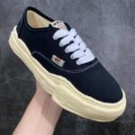 Maison MIHARA YASUHIRO BAKER Vintage-Like OG Sole Canvas Low-top Sneaker "Black" (A09FW735) - 图片 9