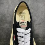 Maison MIHARA YASUHIRO BAKER Vintage-Like OG Sole Canvas Low-top Sneaker "Black" (A09FW735) - 图片 7