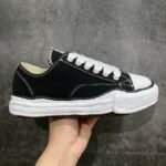 Maison MIHARA YASUHIRO PETERSON OG Sole Canvas Low-top Sneaker "Black" (A01FW703) - 图片 2