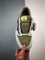 Travis Scott × Nike Air Jordan 1 Low Golf NRG "Neutral Olive"(FZ3124-200) - 图片 8