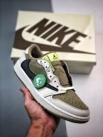 Travis Scott × Nike Air Jordan 1 Low Golf NRG "Neutral Olive"(FZ3124-200) - 图片 4