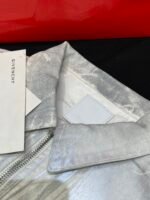 Givenchy Oversized sleeveless jacket in denim in - grey/white（BM012A5Y4U-069） - 图片 3