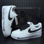PEACEMINUSONE × Nike Air Force 1 Low "Para-noise/White/Black"  (DD3223-100) - 图片 3