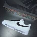 PEACEMINUSONE × Nike Air Force 1 Low "Para-noise/White/Black"  (DD3223-100) - 图片 16