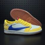 Travis Scott × Nike WMNS Air Jordan 1 Low OG "Canary" (DZ4137-700 ) - 图片 2