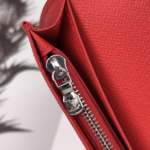 Louis Vuitton x Supreme Portefeuille Brazza Long Wallet in Red Epi Leather(M66540） - 图片 6