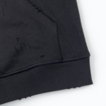 Balenciaga Caps SS22 logo hole-effect fleece sweatshirt（659403TKVB61070） - 图片 4