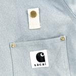 sacai x Carhartt WIP FW23 Collaboration Fake Two-Piece Jacket "Blue"（23-03110M-451） - 图片 6