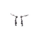 Chrome Hearts foti Miss Skeleton earrings（CHROME HEARTS 222）
