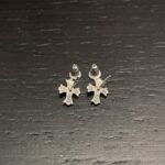 CHROME HEARTS Long Cross Flower Earrings（CHROME HEARTS 224） - 图片 5