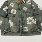 Denim Tears Men's Dirty Wash Wreath Type-2 Jacket (SS24WJ001-D） - 图片 8