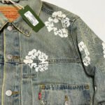 Denim Tears Men's Dirty Wash Wreath Type-2 Jacket (SS24WJ001-D） - 图片 3