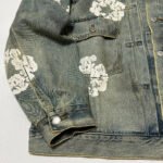 Denim Tears Men's Dirty Wash Wreath Type-2 Jacket (SS24WJ001-D） - 图片 11
