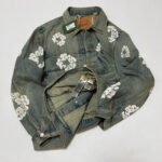 Denim Tears Men's Dirty Wash Wreath Type-2 Jacket (SS24WJ001-D） - 图片 13