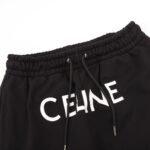 CELINE Track Pants / Cotton Fleece "Black/White"（2Z056052H-48AW） - 图片 4