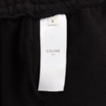 CELINE Track Pants / Cotton Fleece "Black/White"（2Z056052H-48AW） - 图片 9