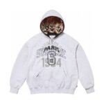 Supreme x MM6 Maison Margiela Zip Up Hooded Sweatshirt （SUP-SS24-113）