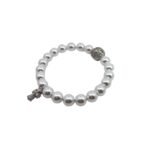𝐂𝐡𝐫𝐨𝐦𝐞 𝐡𝐞𝐚𝐫𝐭𝐬 Pearl Cross Bracelet（CHROME HEARTS 210） - 图片 2
