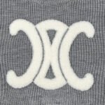 CELINE Triomphe crew neck sweater  (RY0GS423P-09GM） - 图片 7