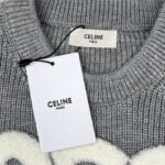 CELINE Triomphe crew neck sweater  (RY0GS423P-09GM） - 图片 6