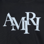 Amiri Staggered Logo Hoodie 'Black'(AMJYHD1052-BLACK） - 图片 10